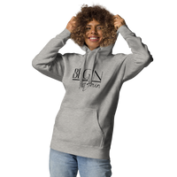 Begin Again Unisex Hoodie - Black Font