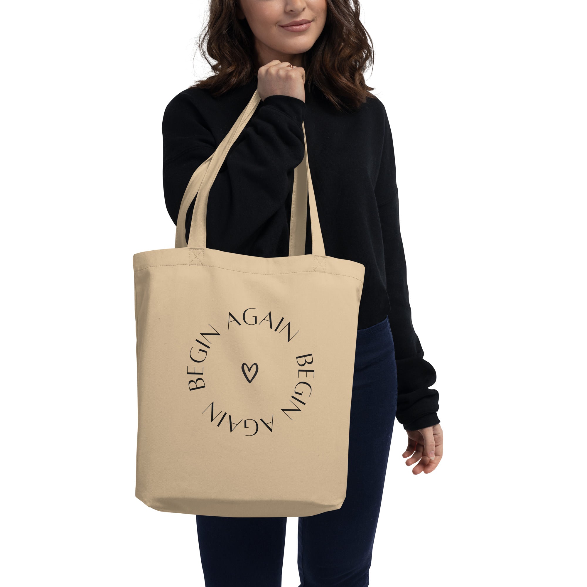 Begin Again Circle Eco Tote Bag