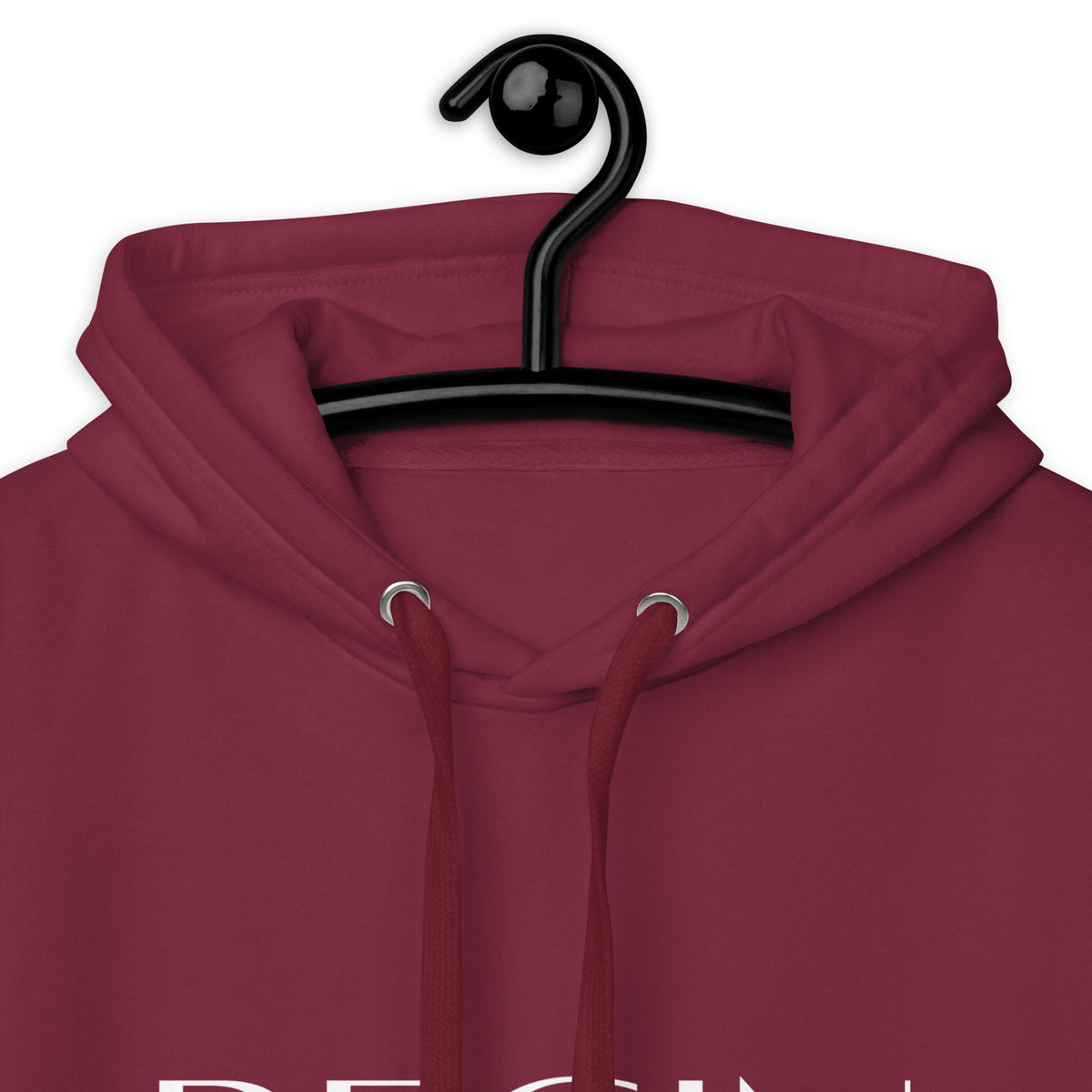 Begin Again Unisex Hoodie - White Font