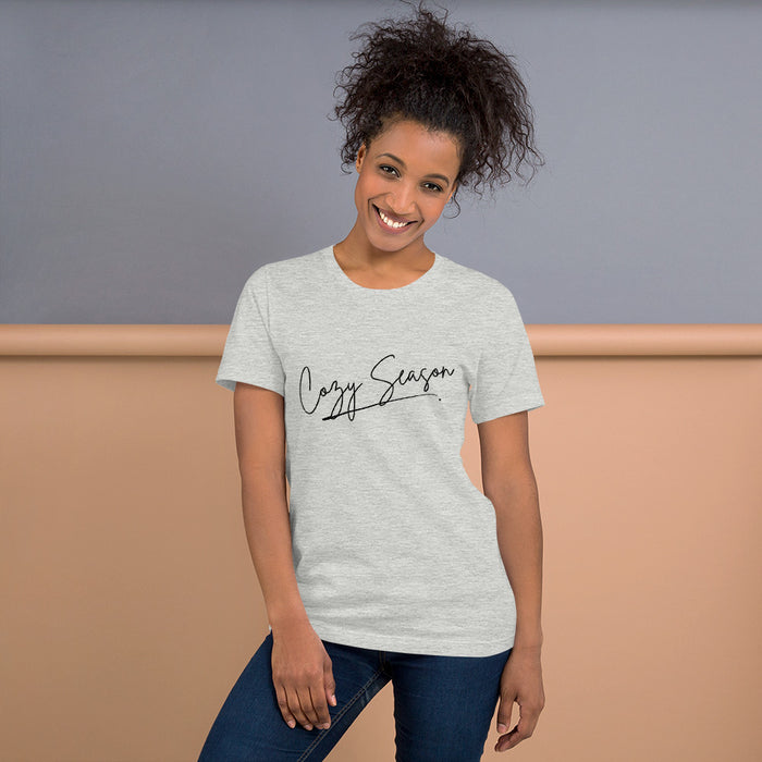 Cozy Season Unisex T-Shirt - Black Font
