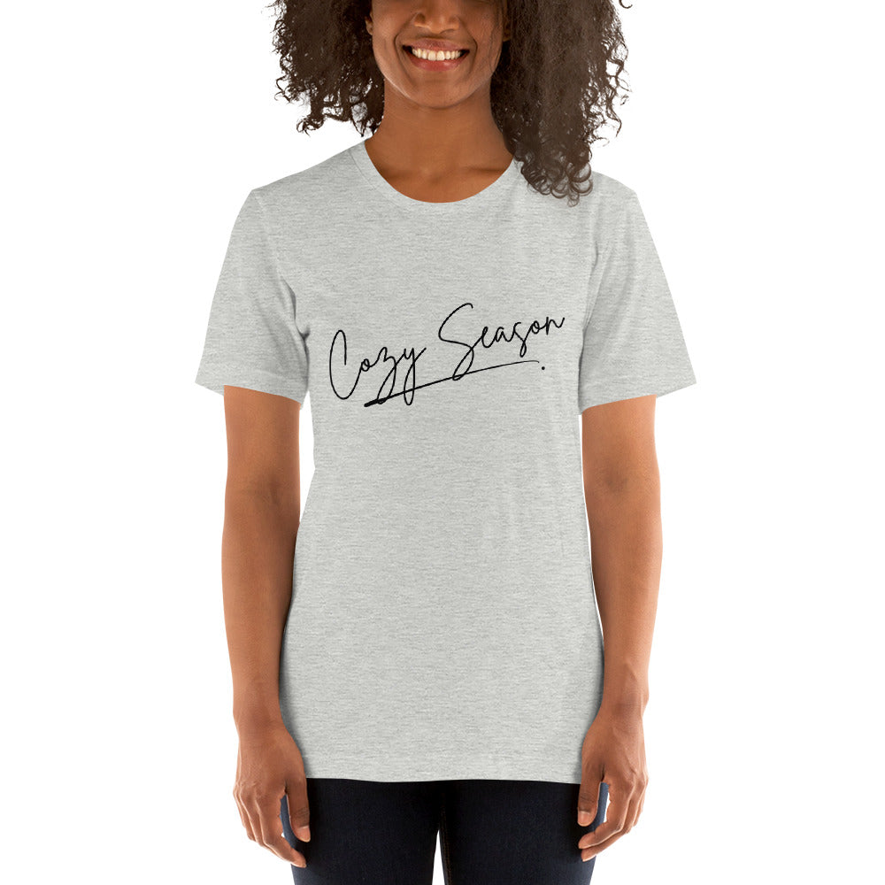 Cozy Season Unisex T-Shirt - Black Font