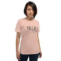 Begin Again Unisex T-Shirt - Black Font
