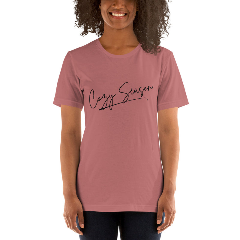 Cozy Season Unisex T-Shirt - Black Font