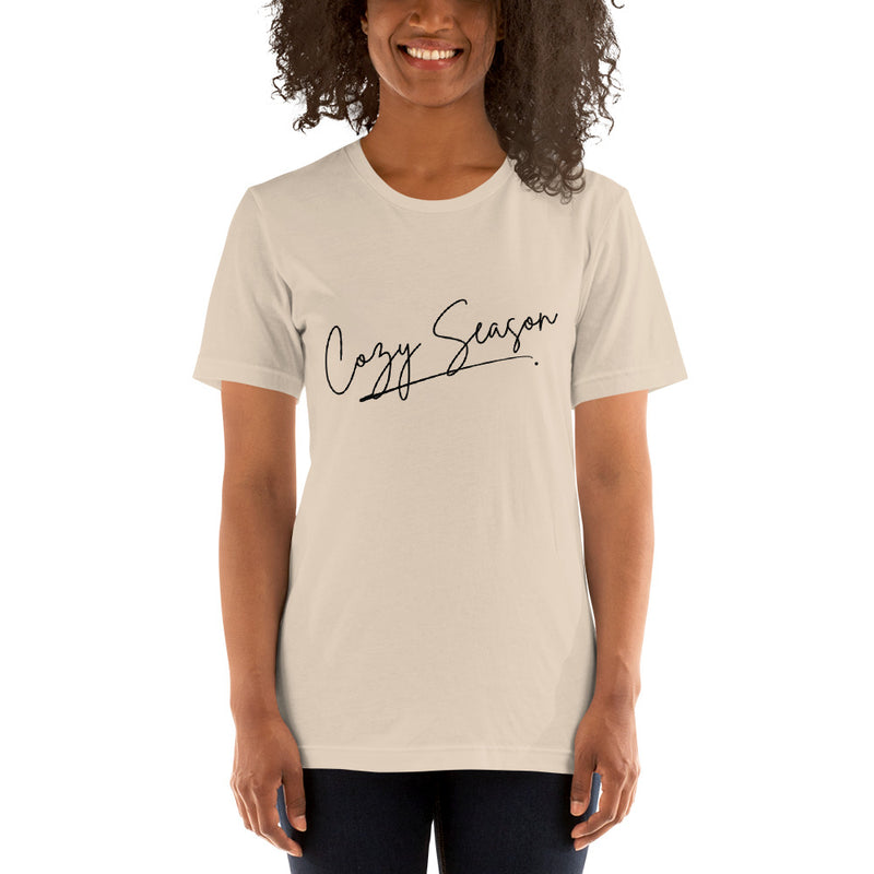 Cozy Season Unisex T-Shirt - Black Font