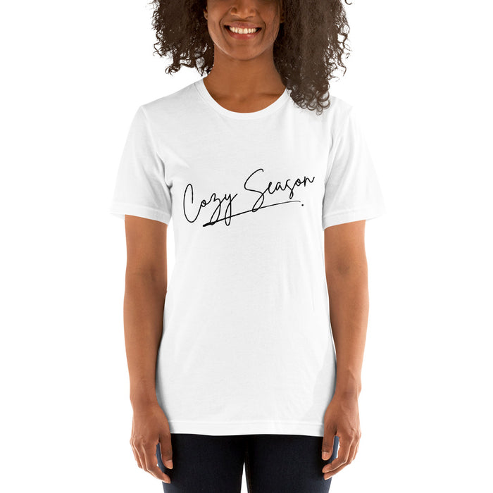 Cozy Season Unisex T-Shirt - Black Font