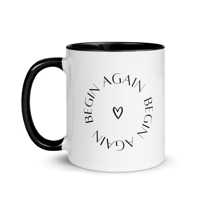 Begin Again Circle Mug